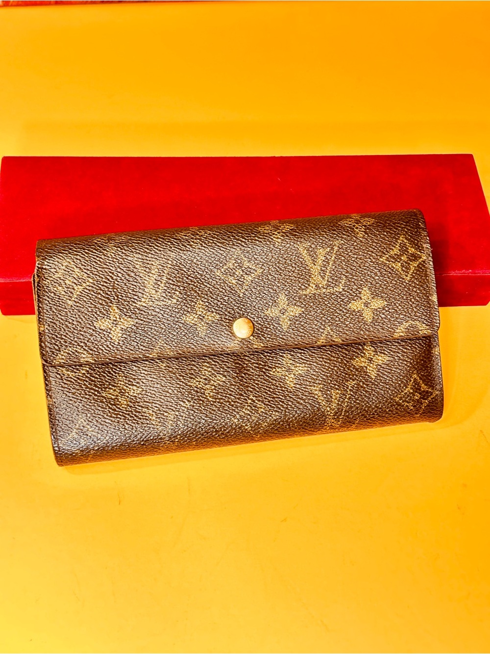 Louis Vuitton Monogram Canvas Brown Wallet Clutch - Picture 13 of 13